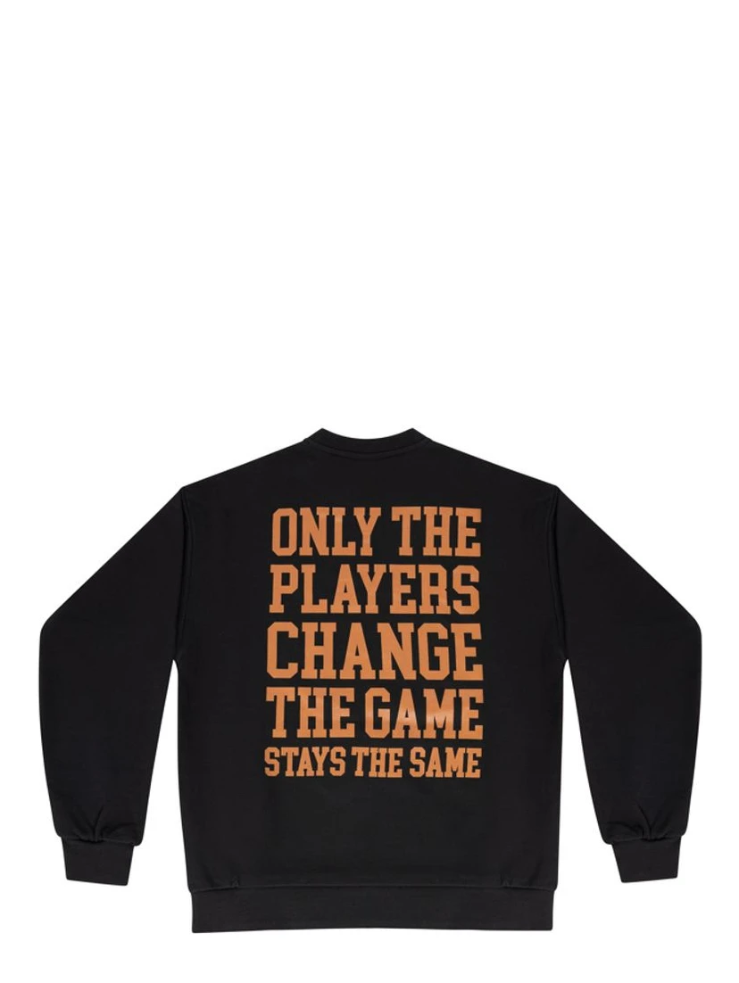 Black Cotton Sweatshirt