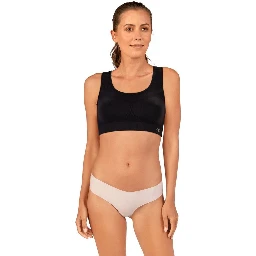 Black Polyamide Sport Bra