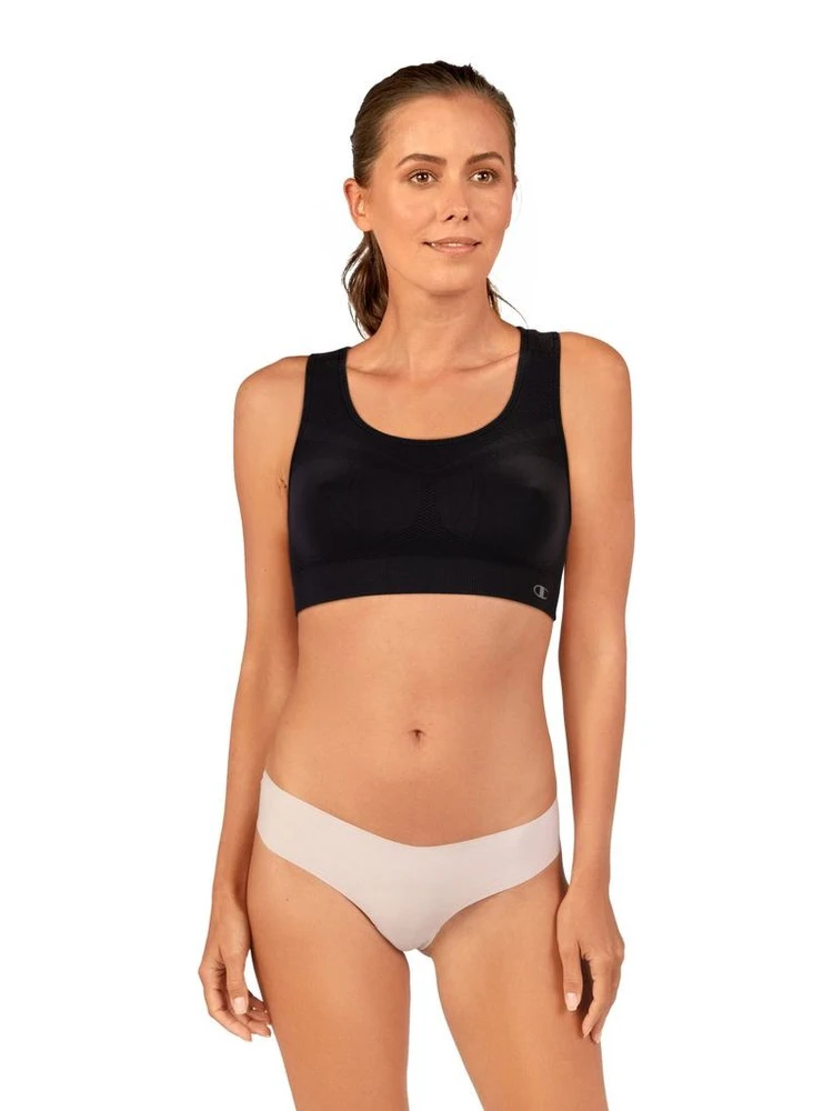 Black Polyamide Sport Bra