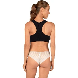 Black Polyamide Sport Bra