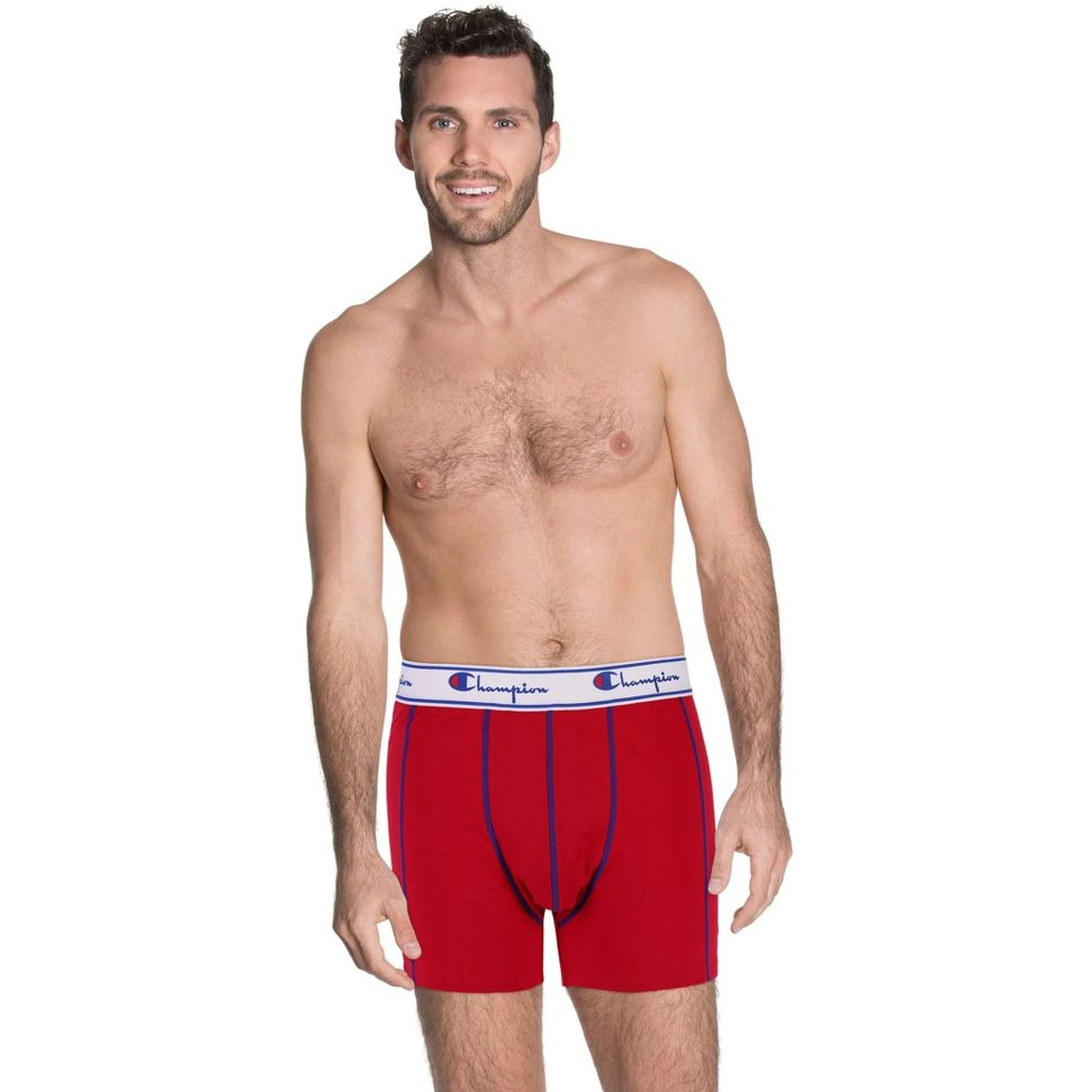 Blue Cotton Boxers