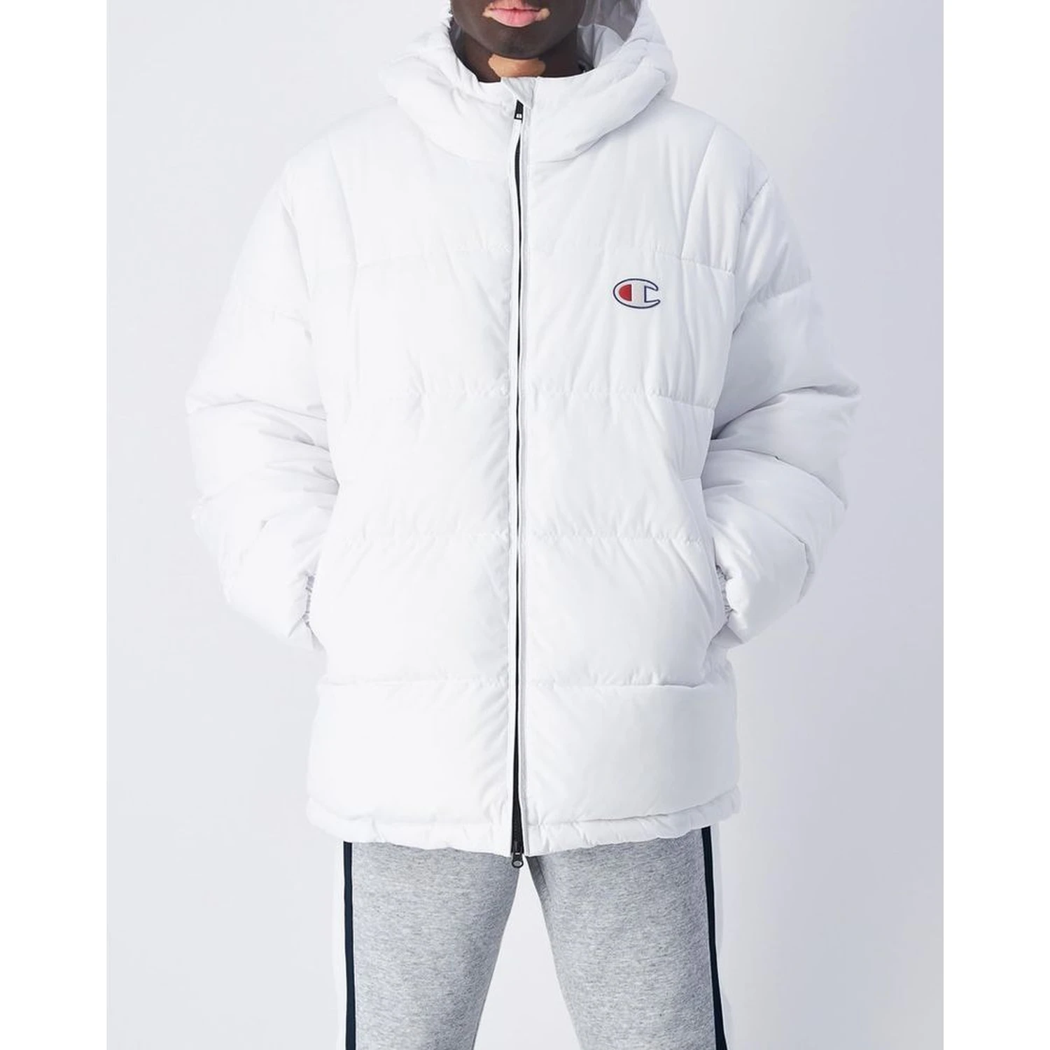 White Polyester Jackets And Coat