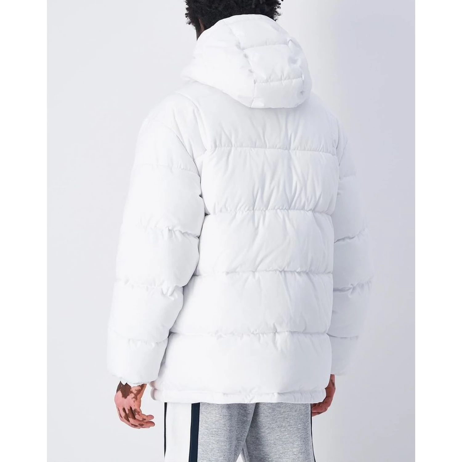 White Polyester Jackets And Coat