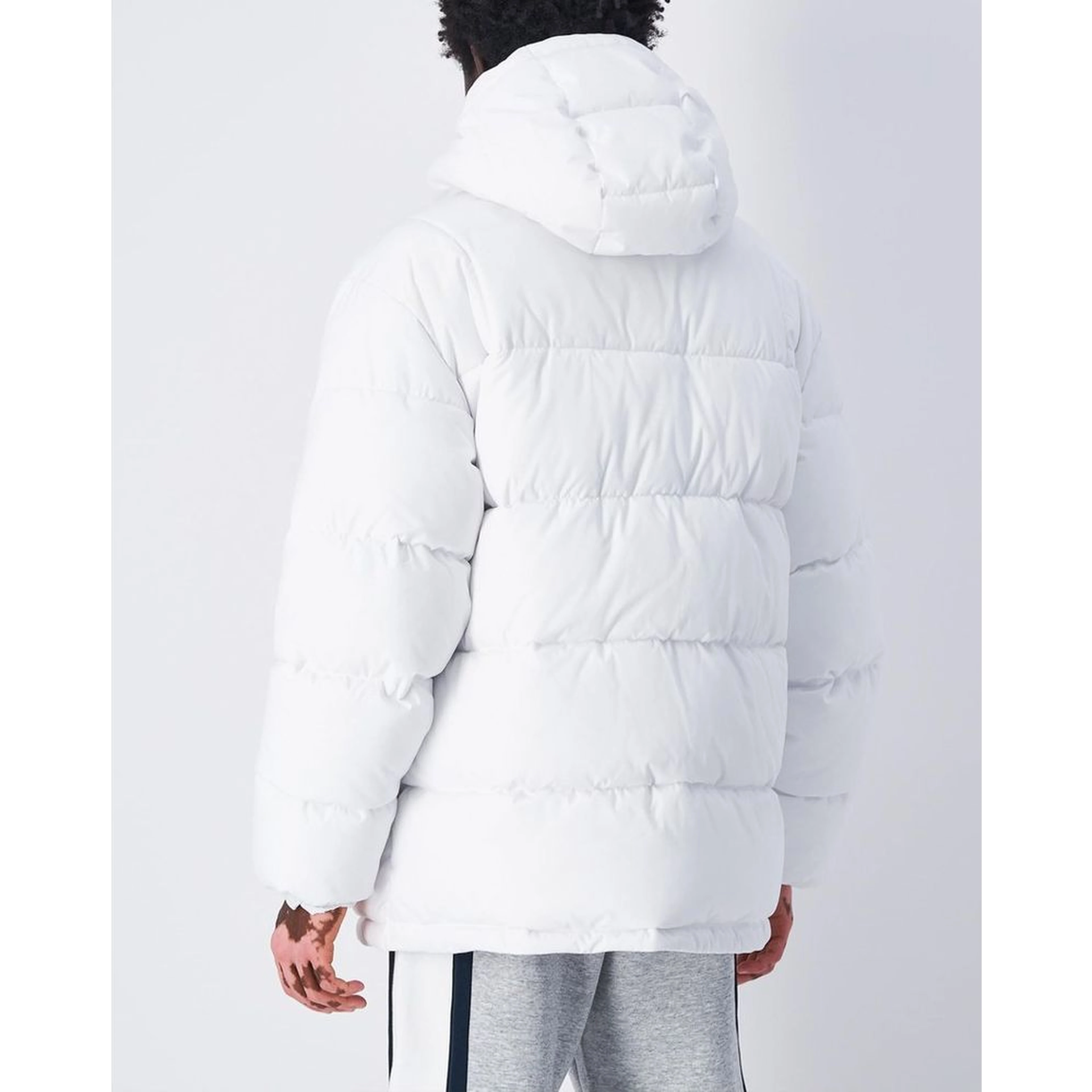 White Polyester Jackets And Coat