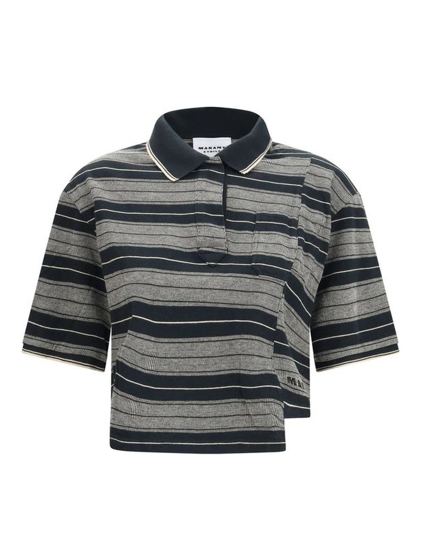 Black Cotton Polo Shirt