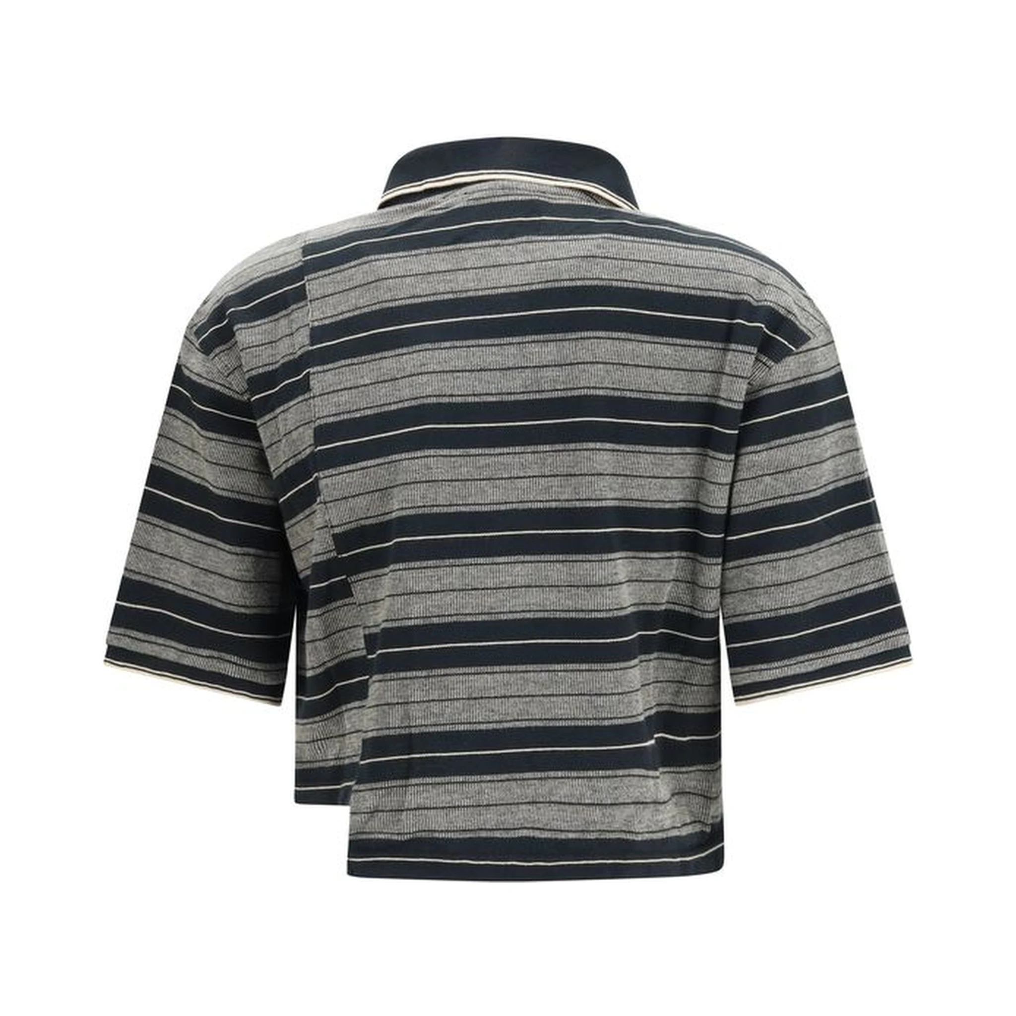 Black Cotton Polo Shirt