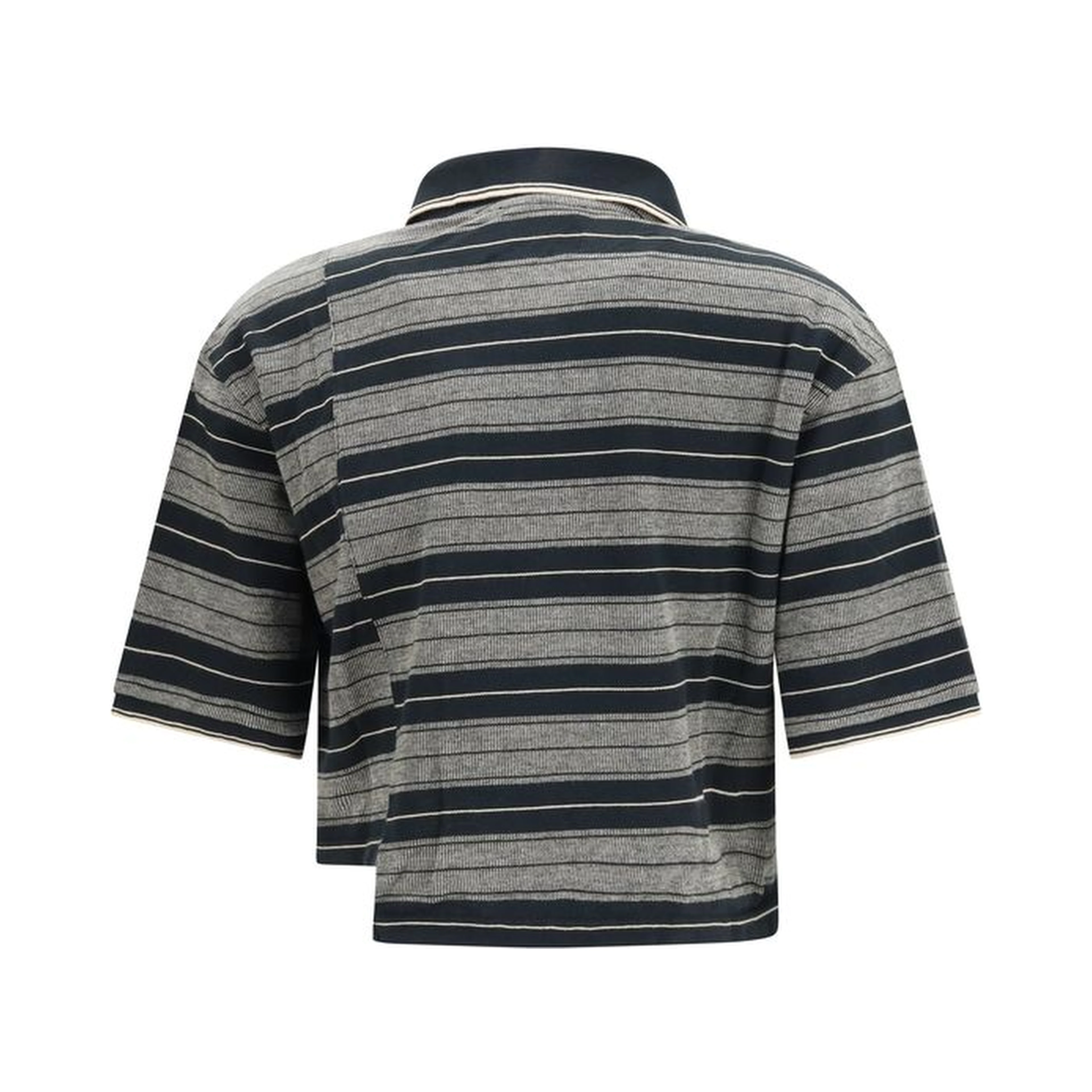 Black Cotton Polo Shirt