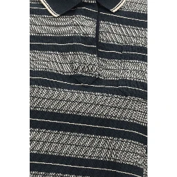 Black Cotton Polo Shirt