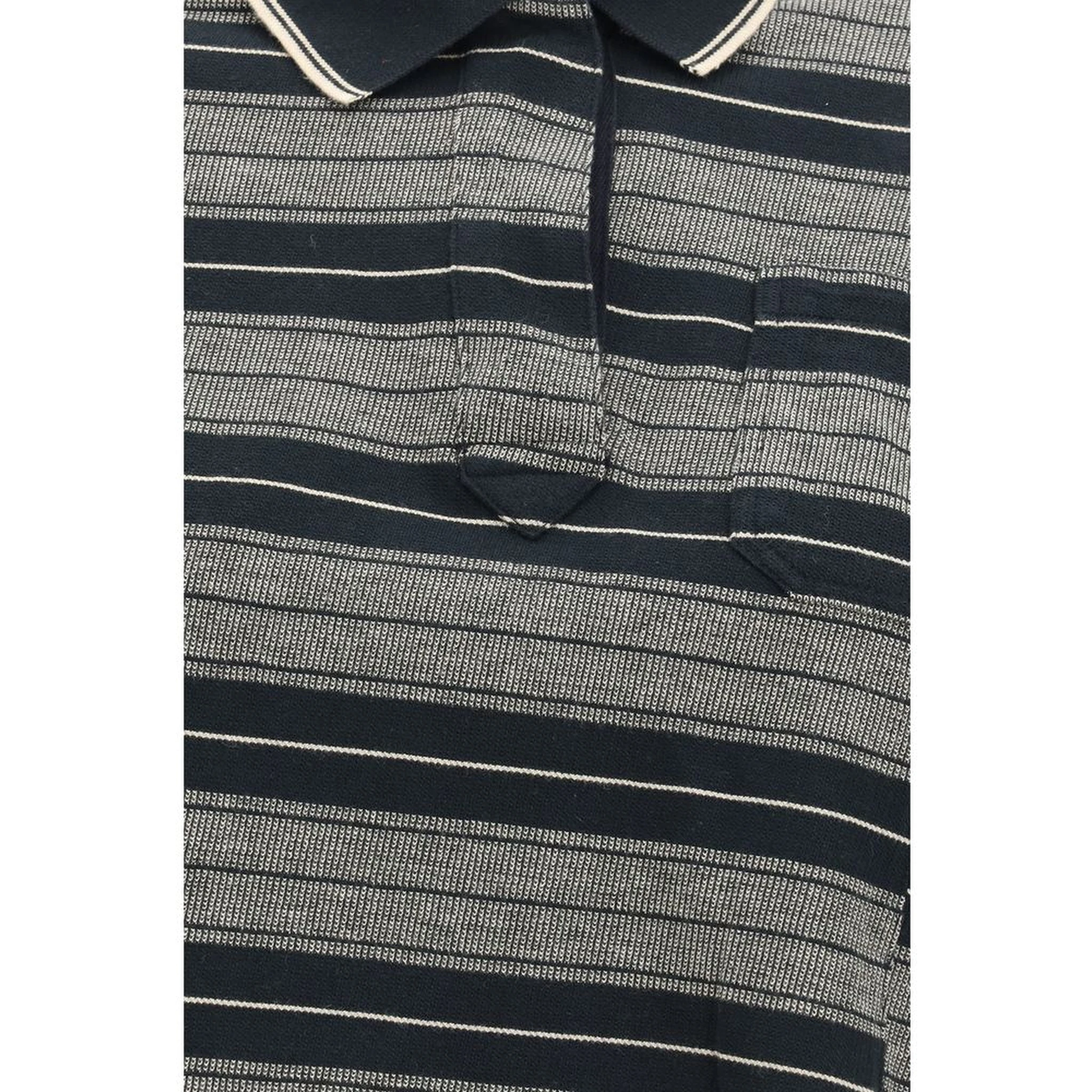 Black Cotton Polo Shirt