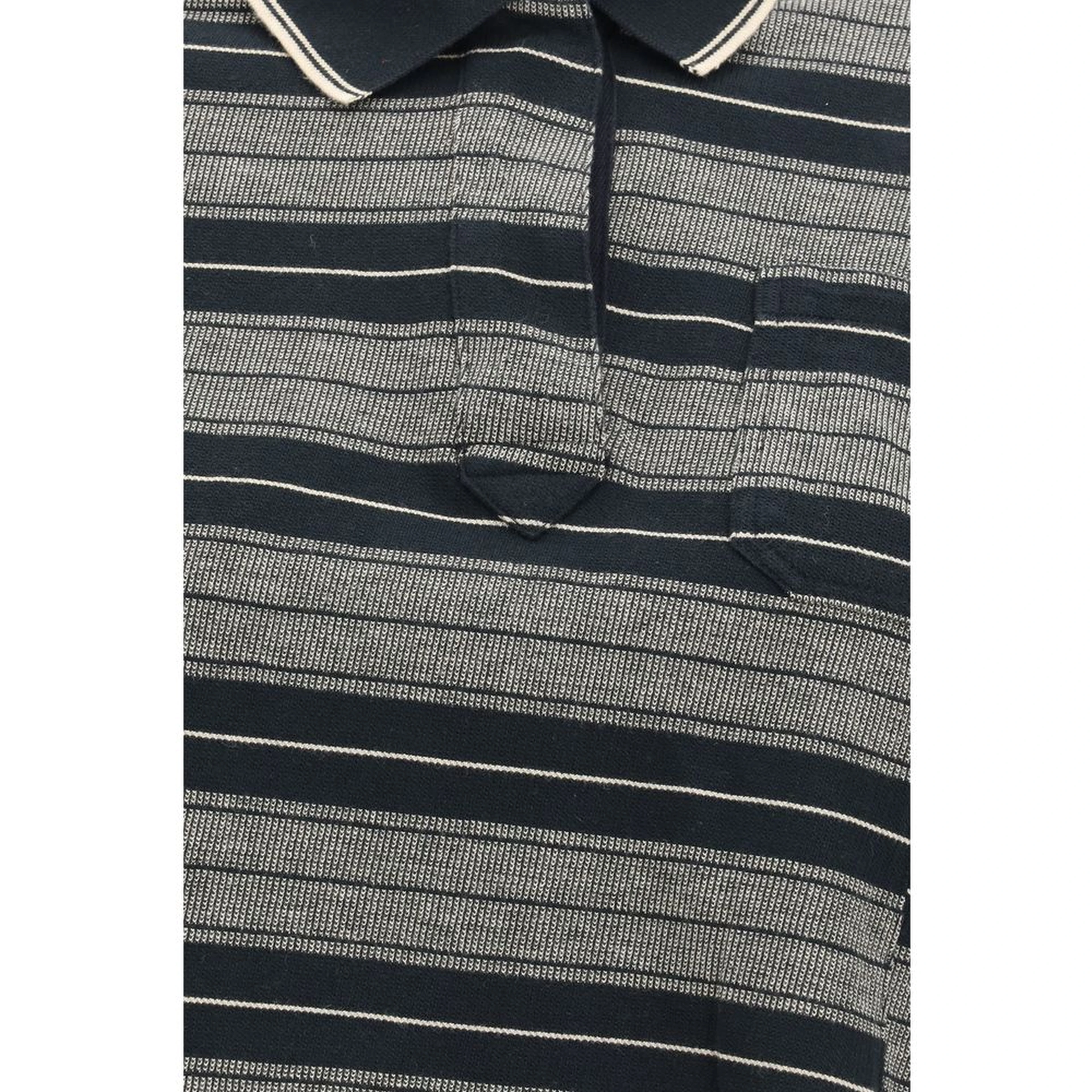 Black Cotton Polo Shirt
