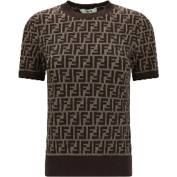 Brown Cotton T-Shirt