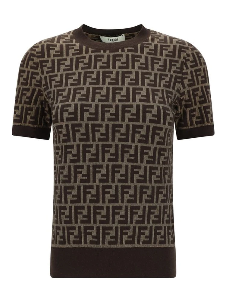 Brown Cotton T-Shirt