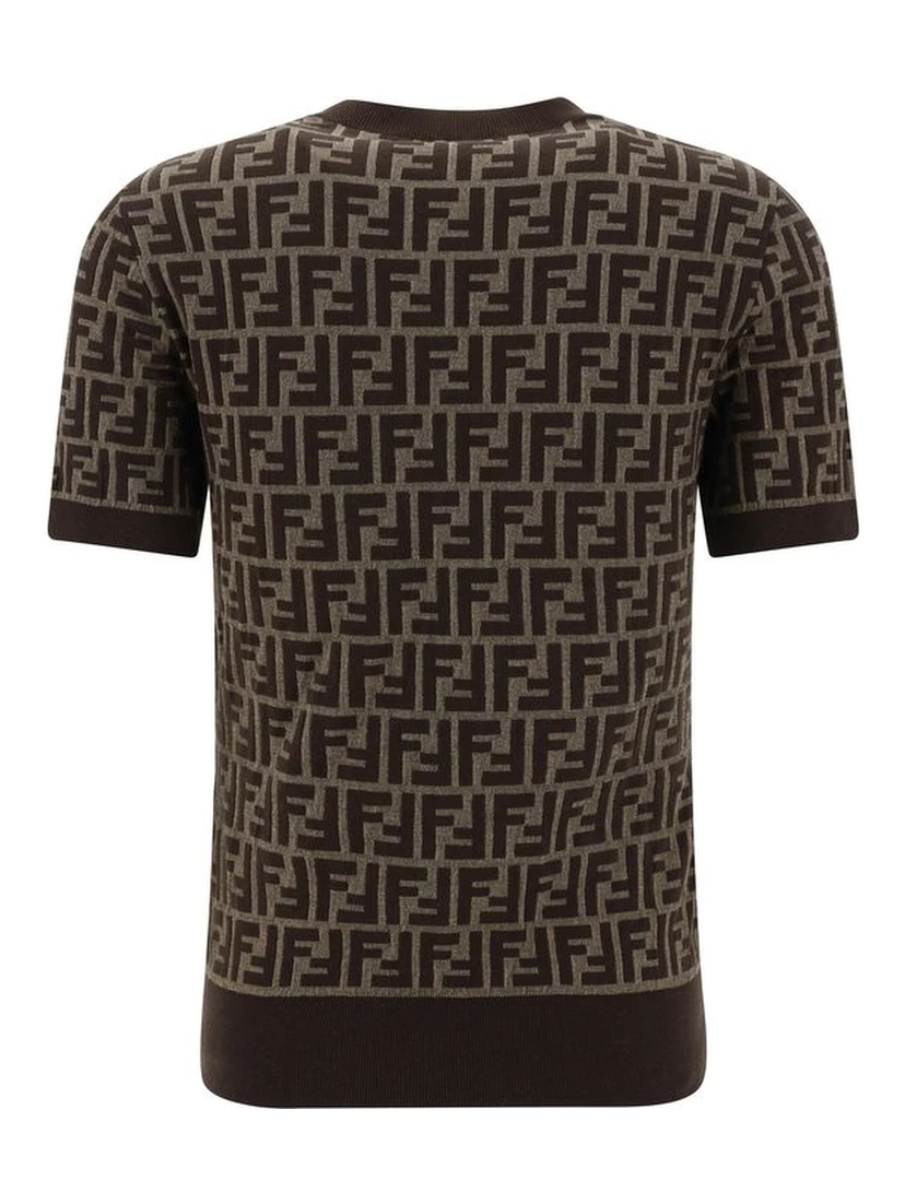 Brown Cotton T-Shirt