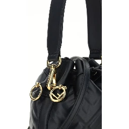 Black Polyamide Backet Bag