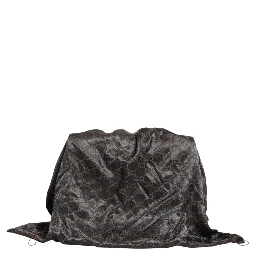 Blue Smooth Leather Lady Lock Shouler Bag