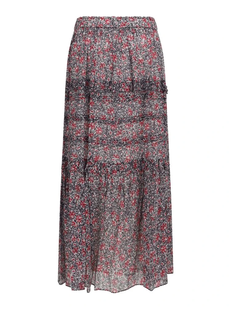 Purple Cotton Long Skirt alternative