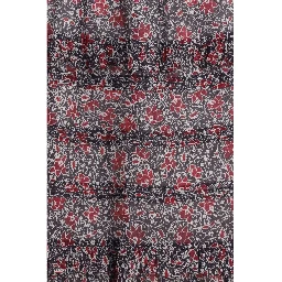 Purple Cotton Long Skirt