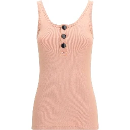 Multicolor Cotton Sleeveles T-Shirt
