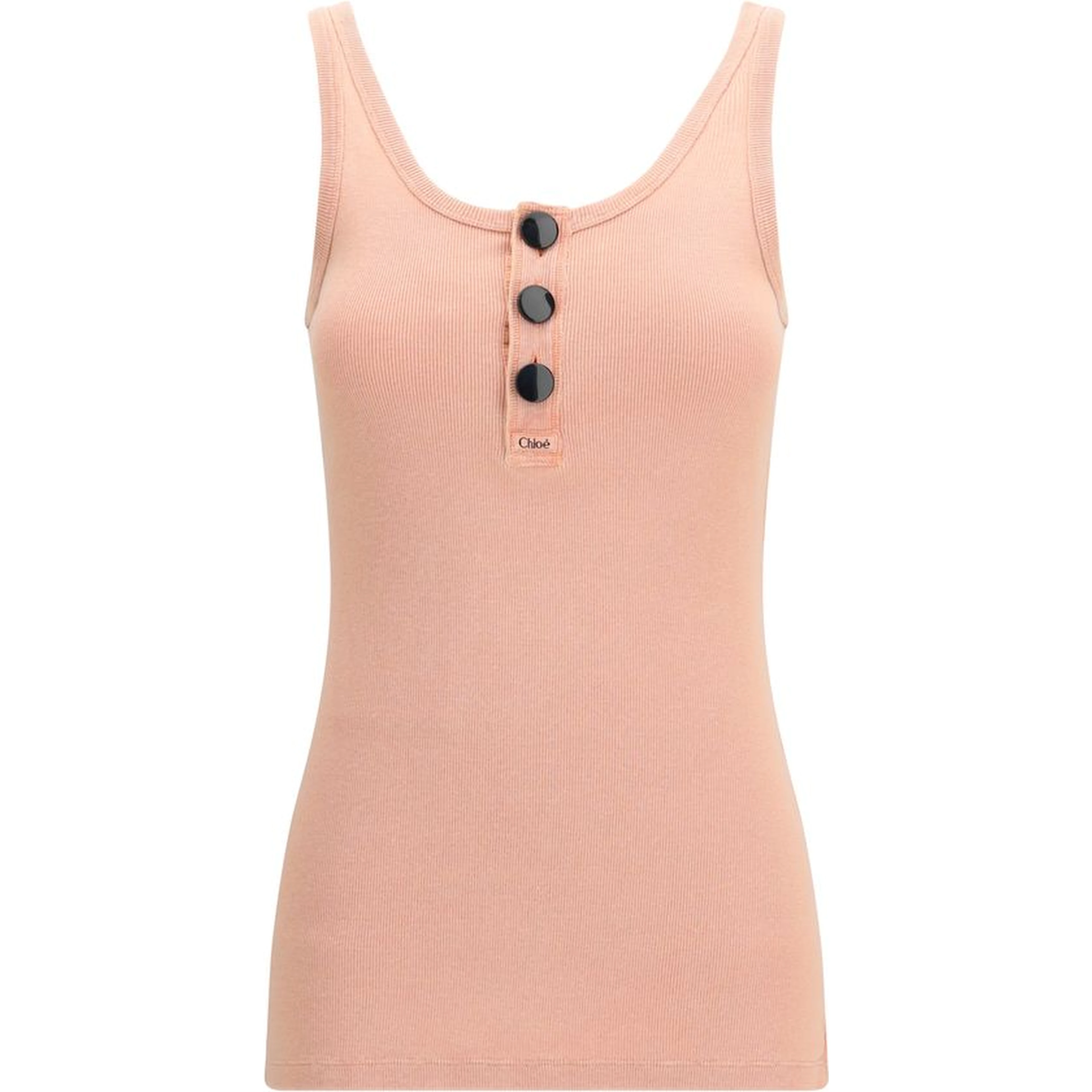 Multicolor Cotton Sleeveles T-Shirt