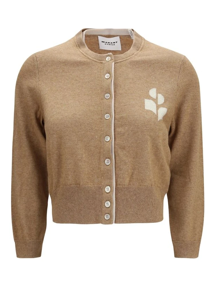 Beige Cotton Cardigan