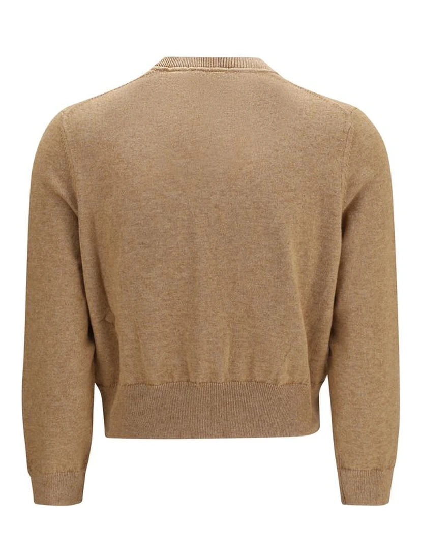 Beige Cotton Cardigan