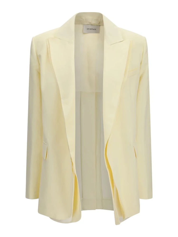 Bicolor Viscose Blazer