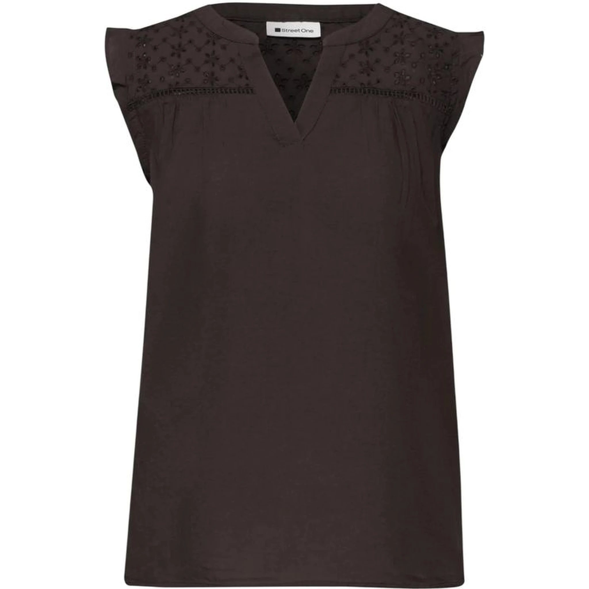 Brown Cotton Blouse