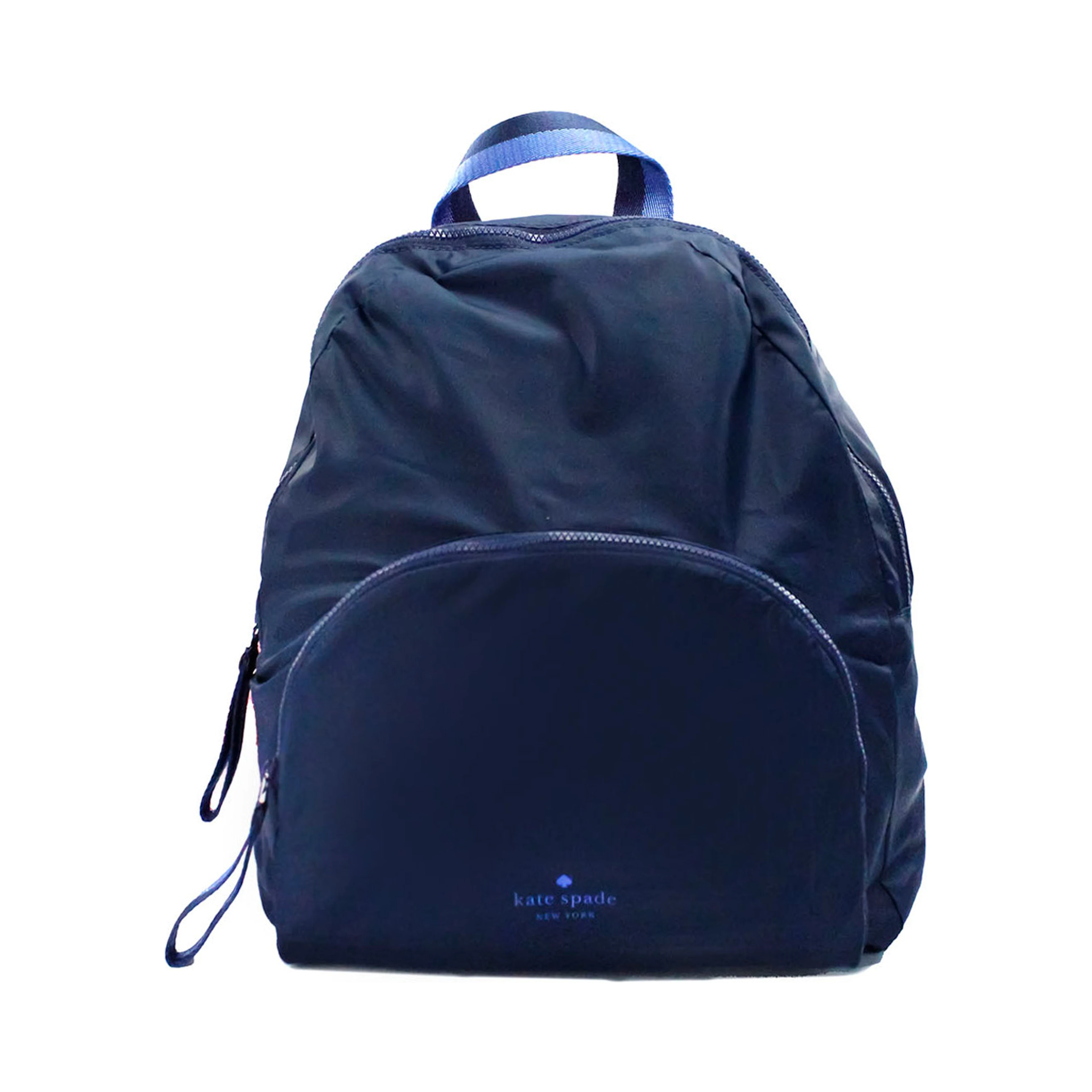 Kate Spade Arya Medium Nylon Nightcap Blue Packable Backpack BookBag Bag
