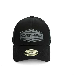 Black Cotton Cap (Baseball Hat)