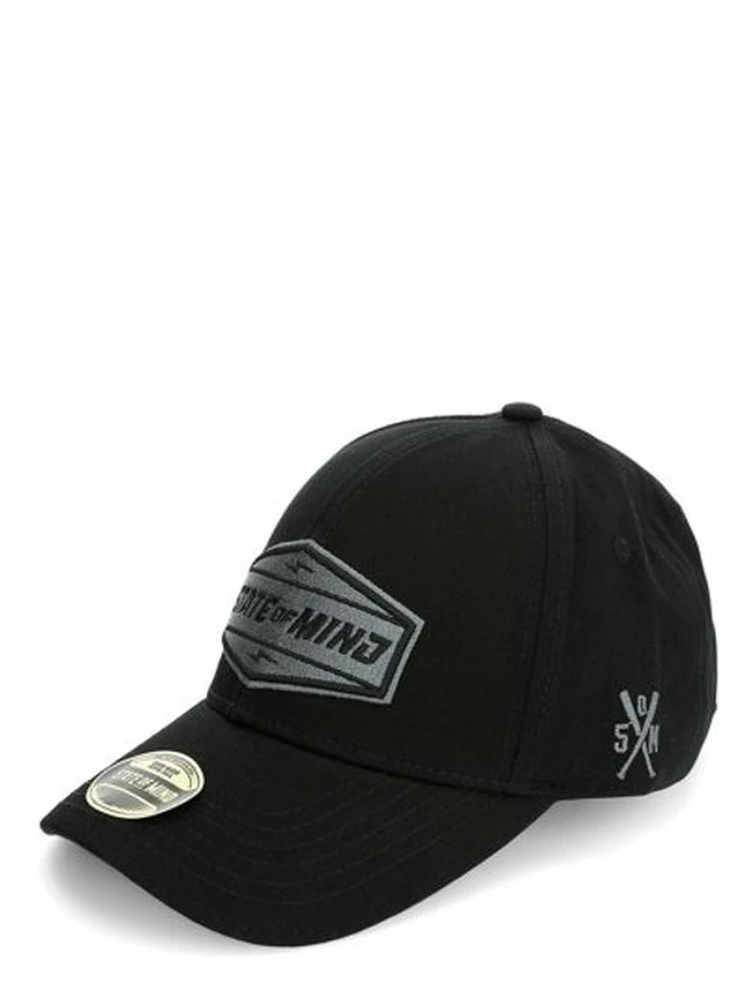 Black Cotton Cap (Baseball Hat)