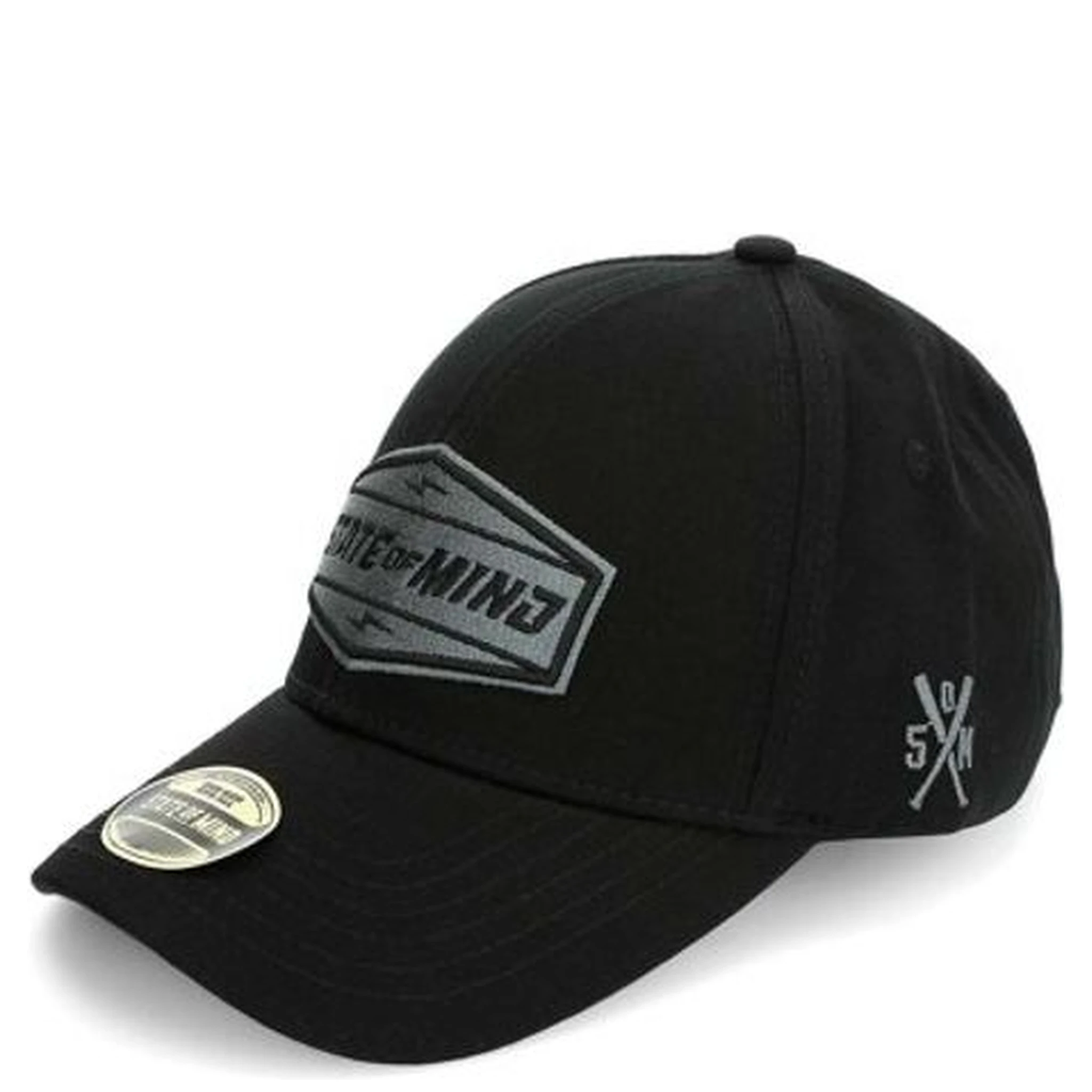 Black Cotton Cap (Baseball Hat)