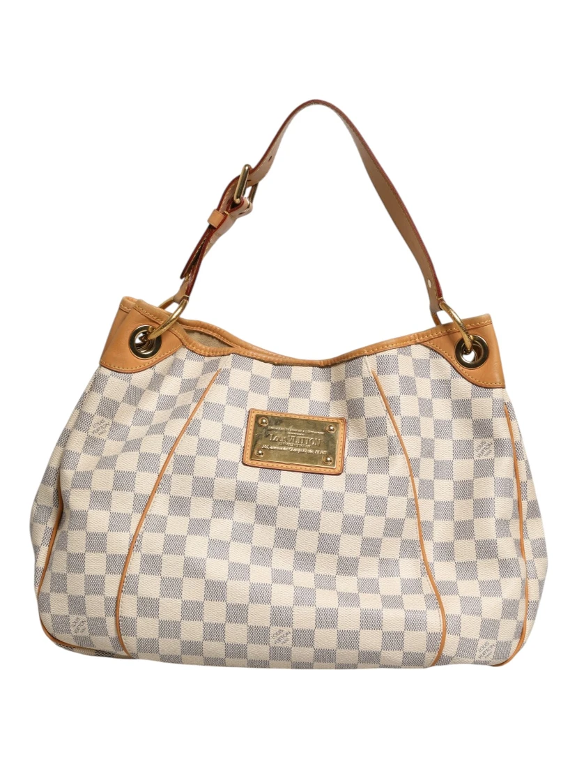 Damier Azur Canvas Galliera PM Shoulder Bag