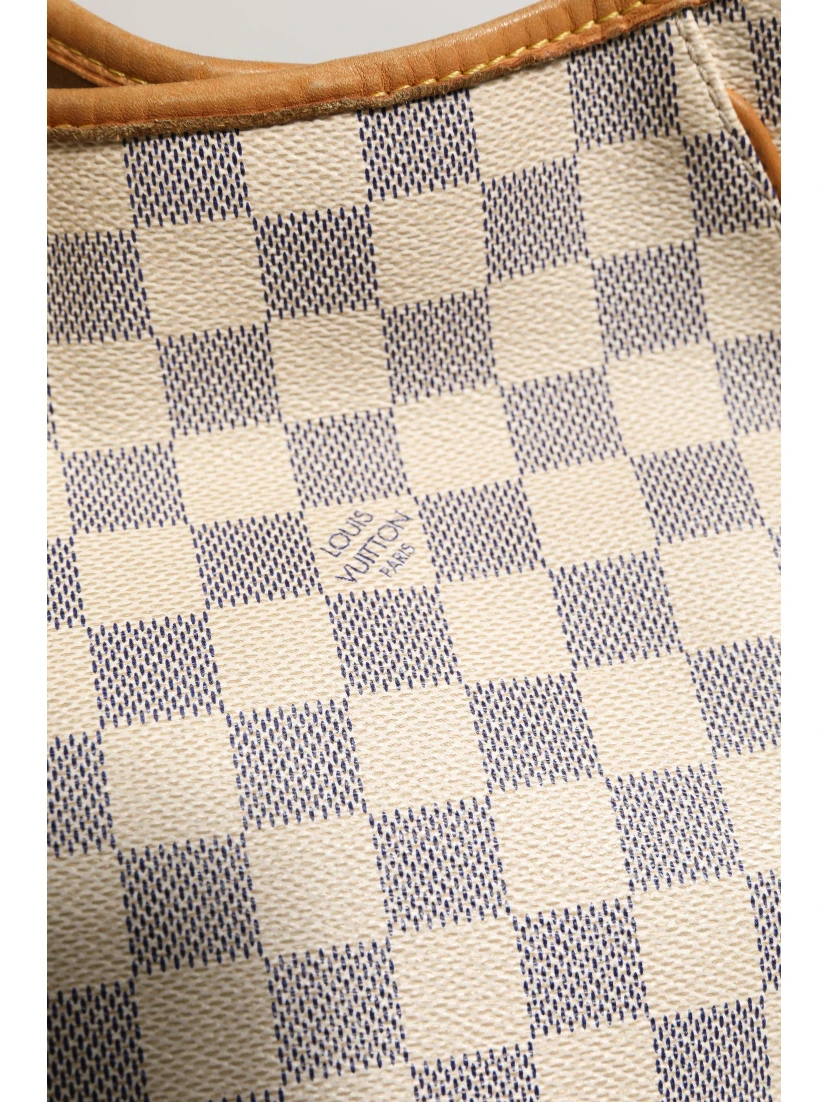 Damier Azur Canvas Galliera PM Shoulder Bag