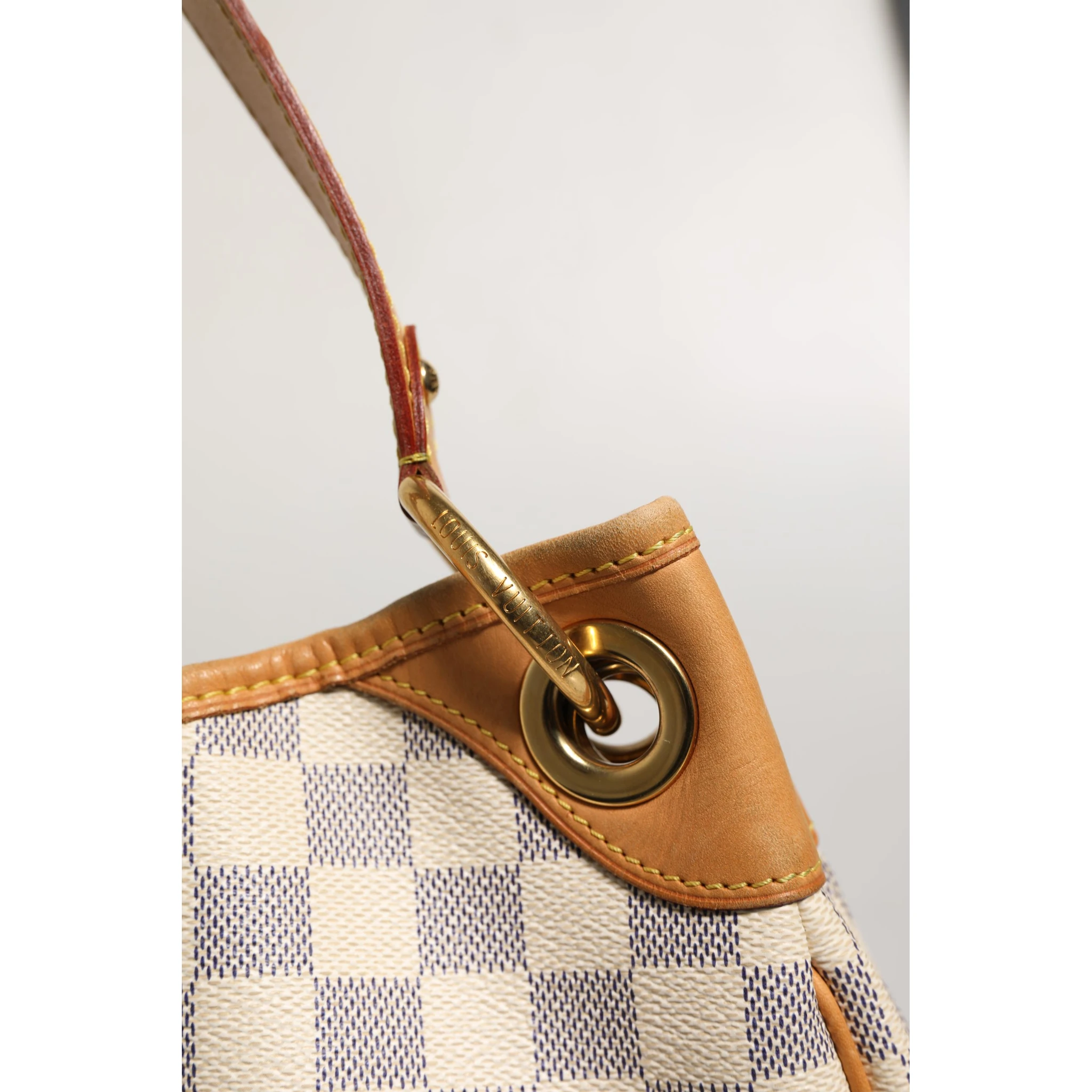 Damier Azur Canvas Galliera PM Shoulder Bag
