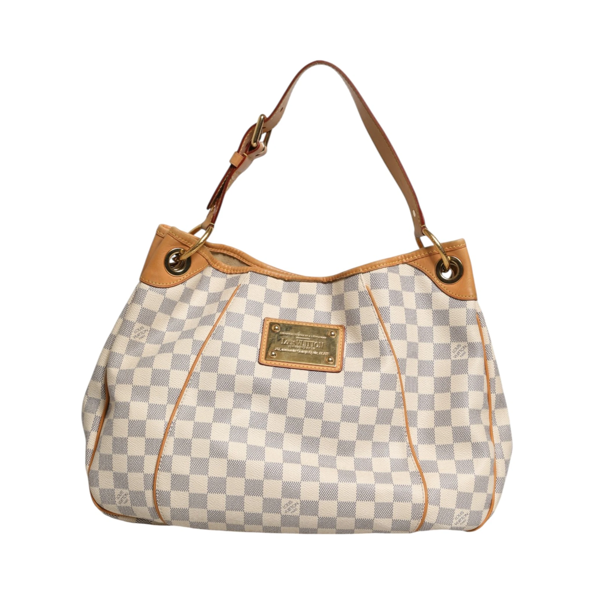 Damier Azur Canvas Galliera PM Shoulder Bag