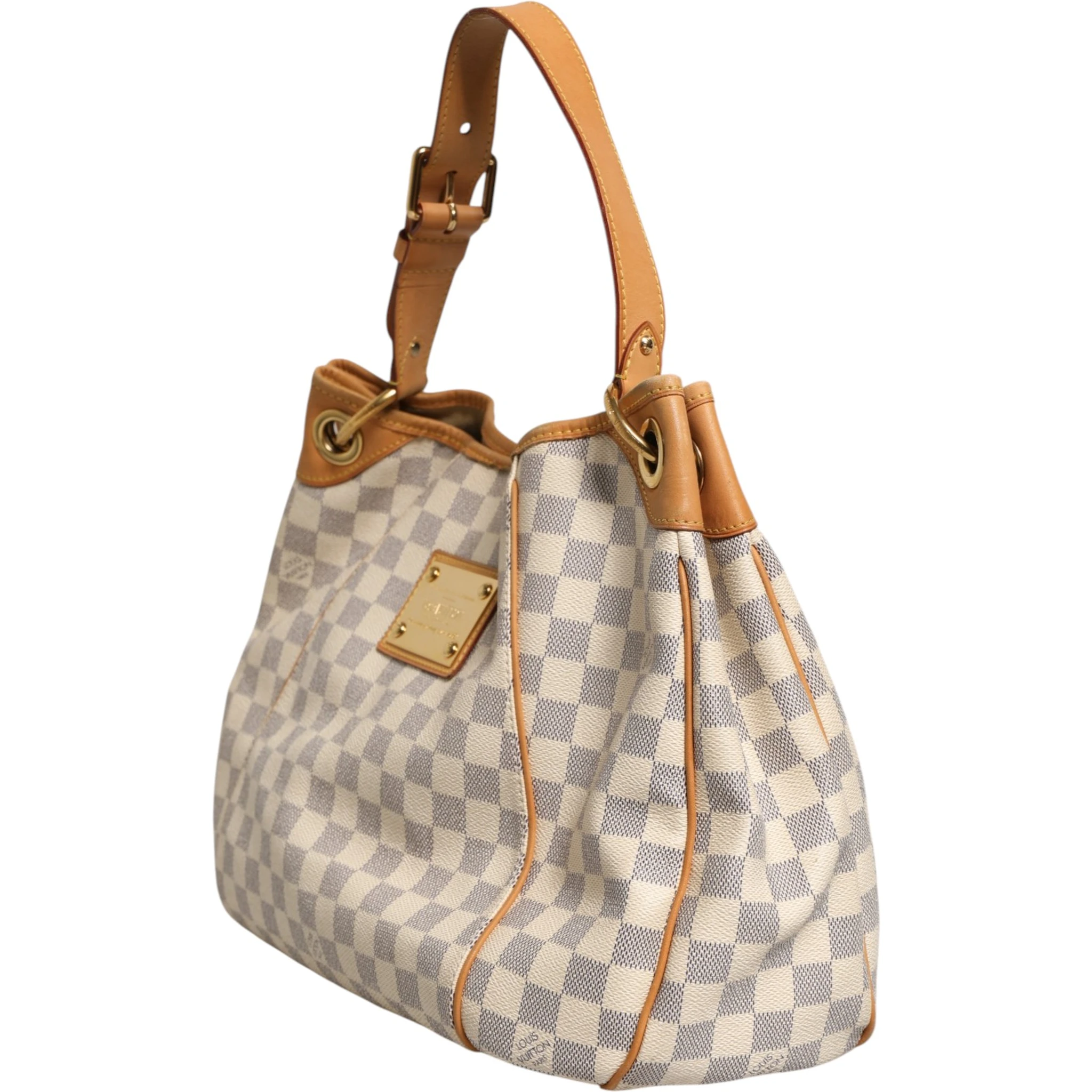 Damier Azur Canvas Galliera PM Shoulder Bag