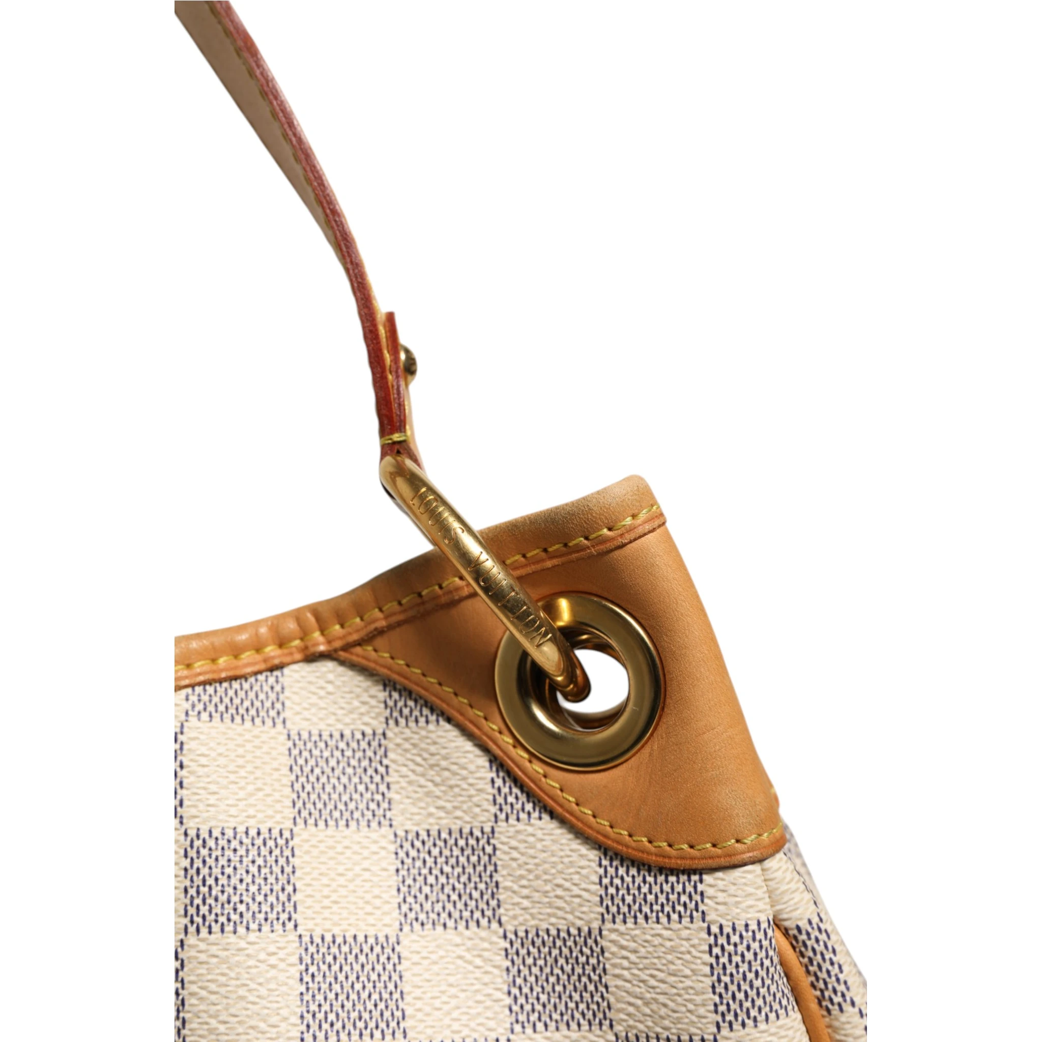 Damier Azur Canvas Galliera PM Shoulder Bag