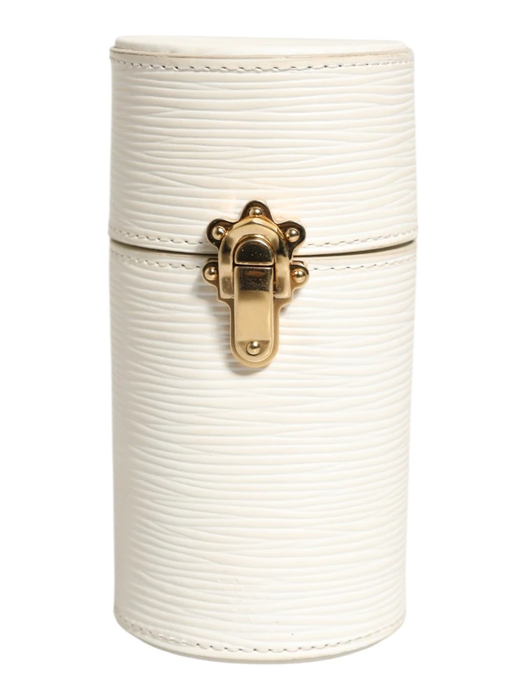 Travel Case White Epi Leather