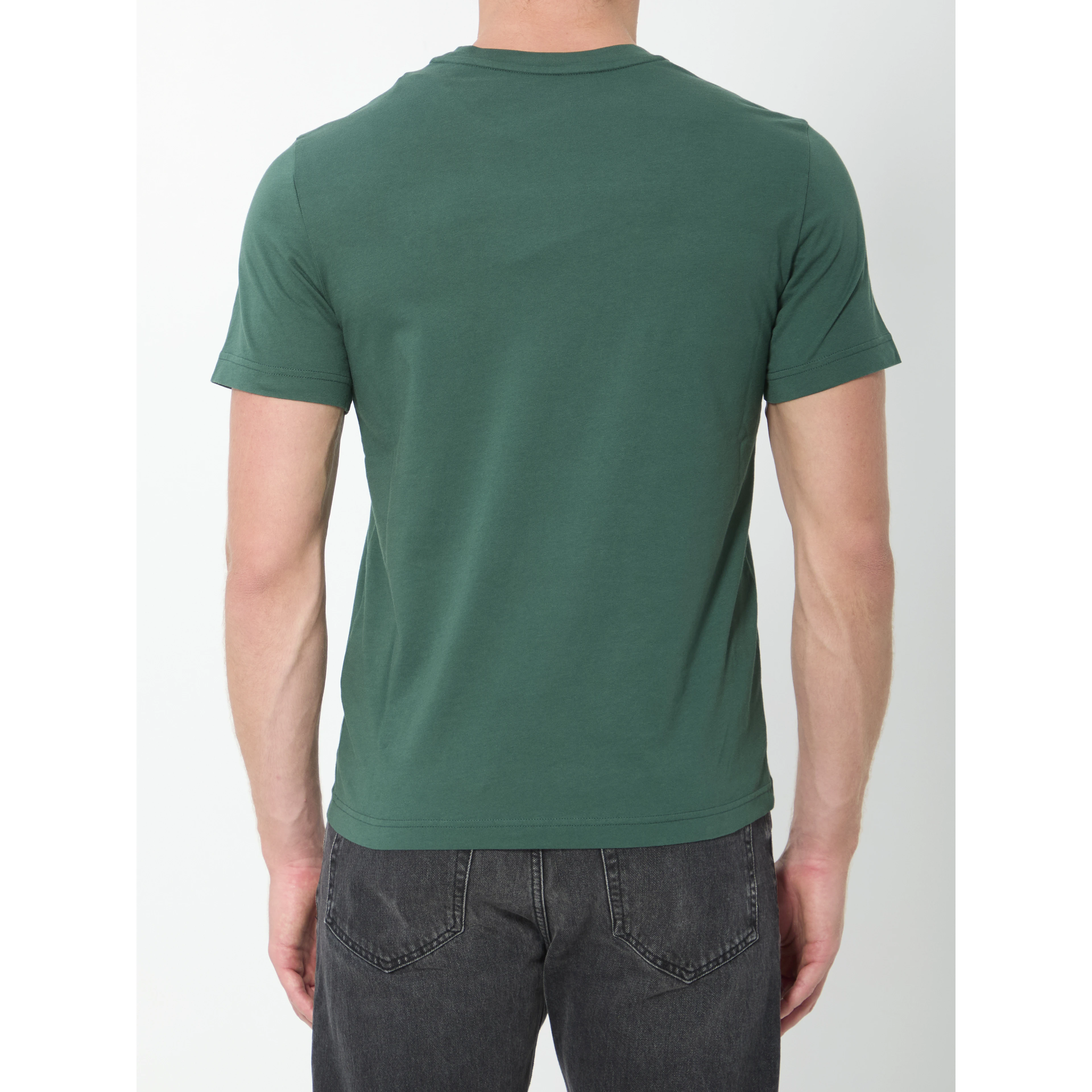 Cotton T-shirt with tricolor logo