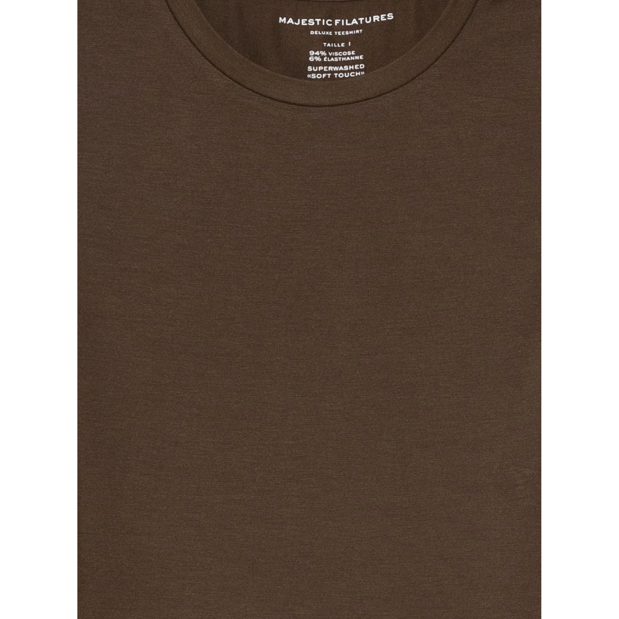 Majestic Filatures T-shirts and Polos Brown