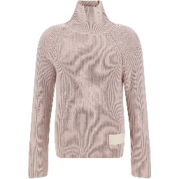 Multicolor Cotton Turtleneck