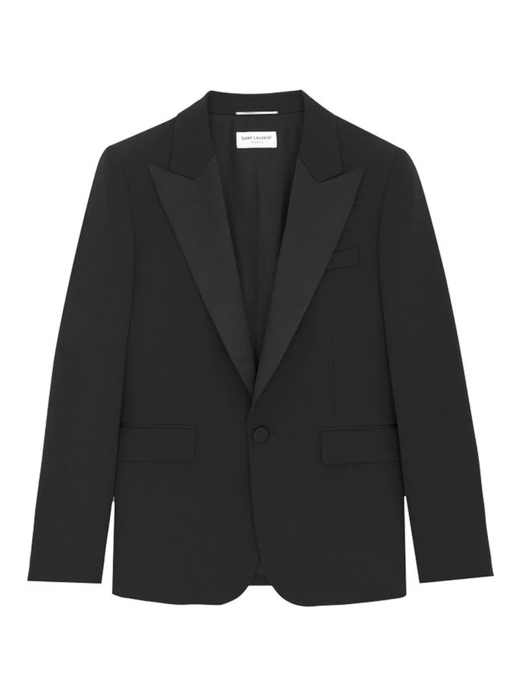 Black Wool Blazer