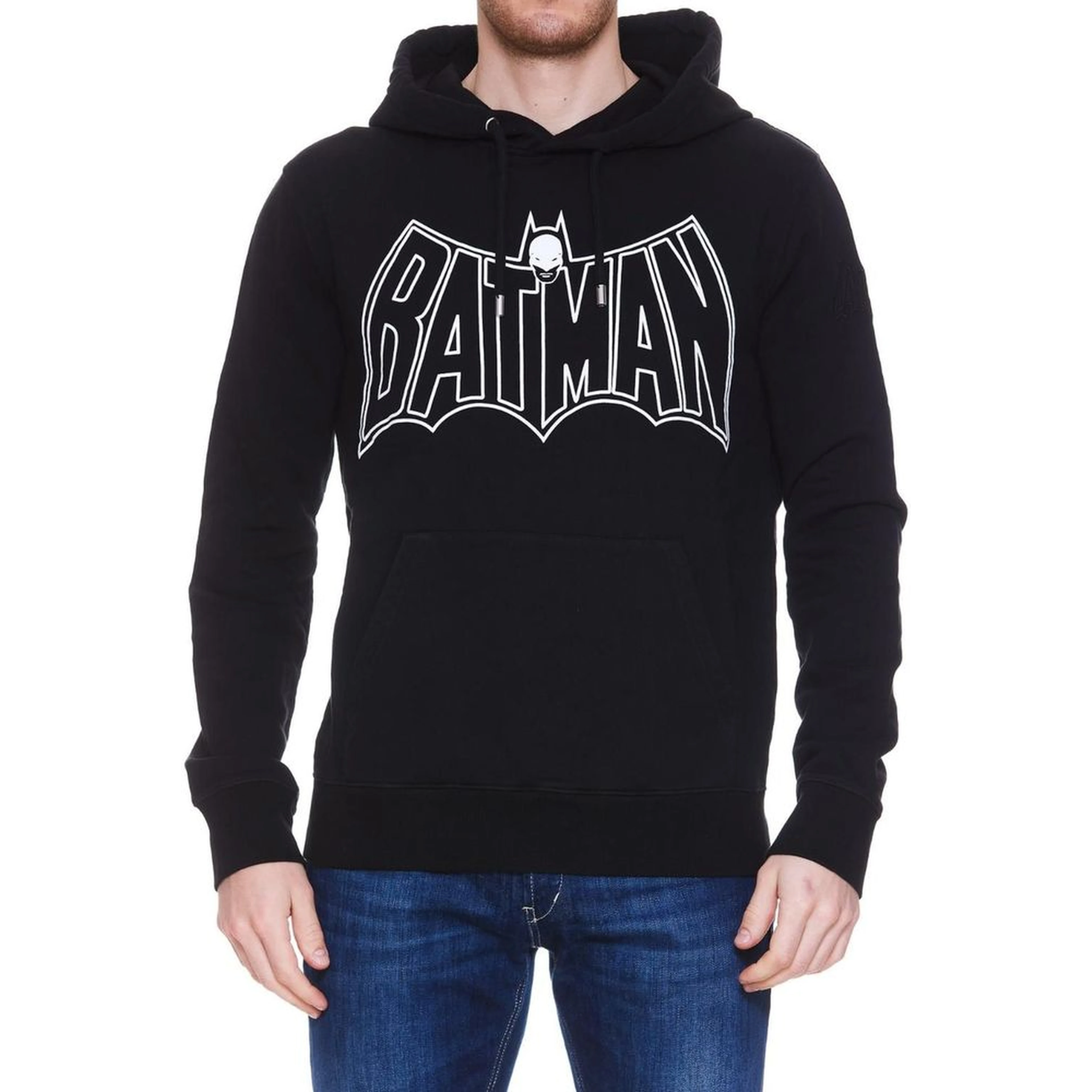 Black Cotton Sweatshirt