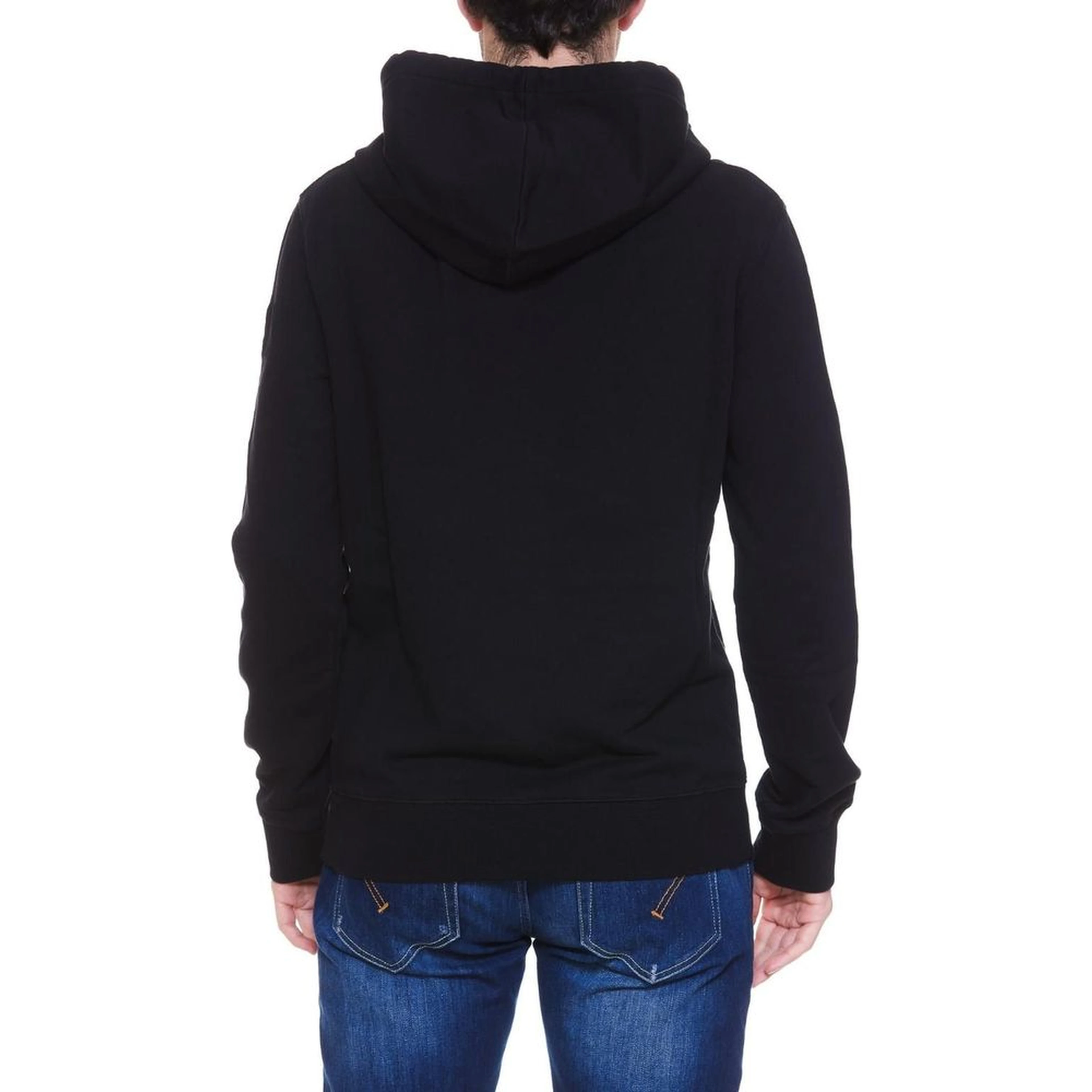 Black Cotton Sweatshirt