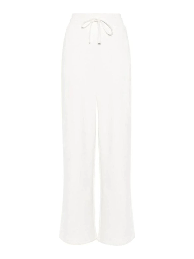 White Cotton Joggers (Workout Pants)