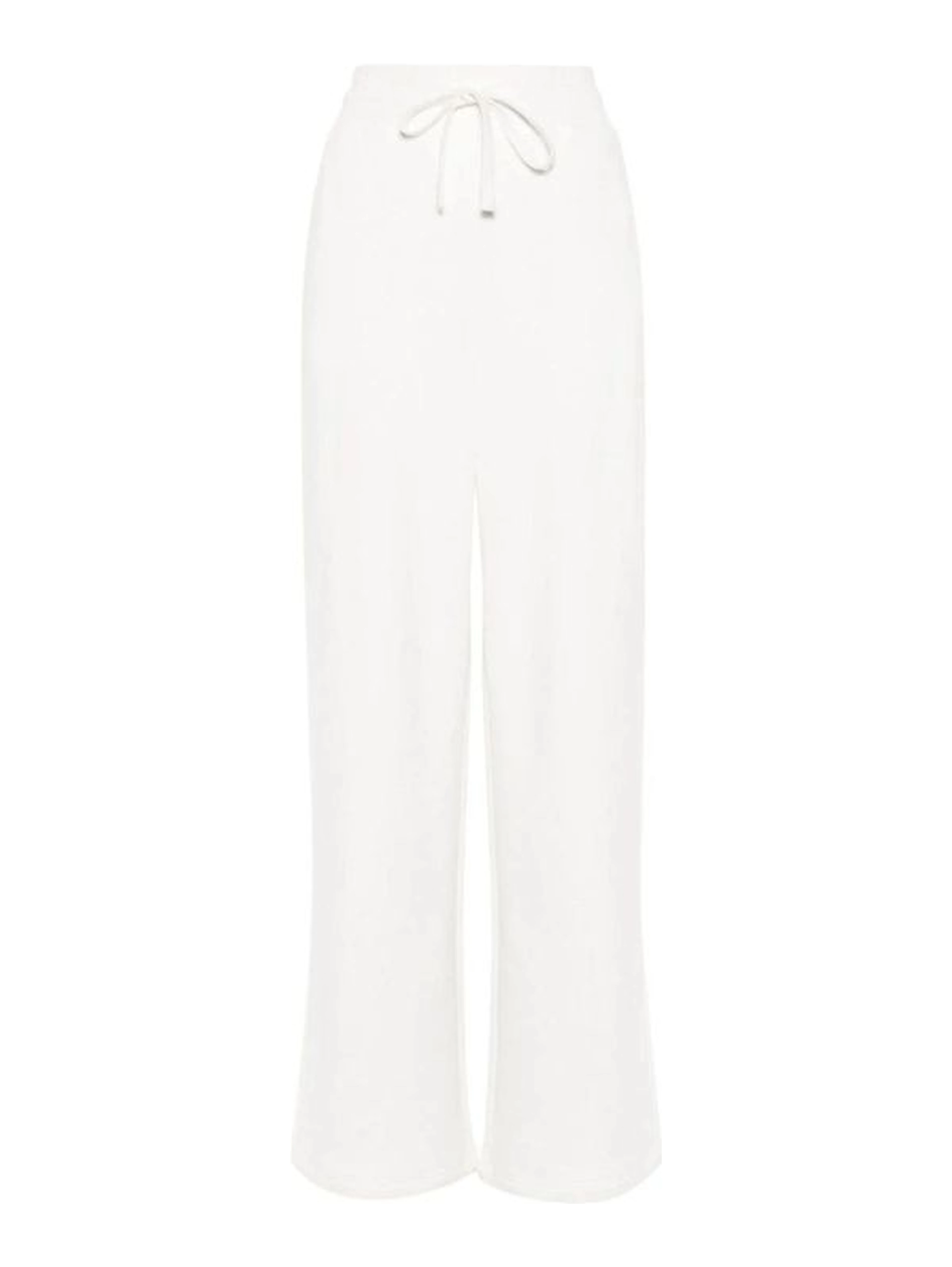 White Cotton Joggers (Workout Pants)