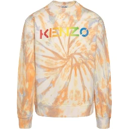 Orange Cotton Sweatshirt