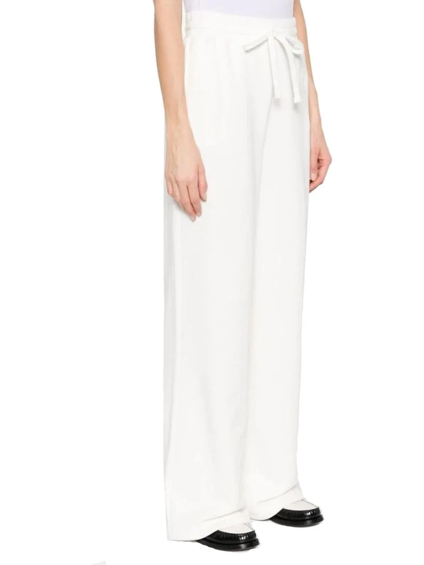 White Cotton Joggers (Workout Pants)