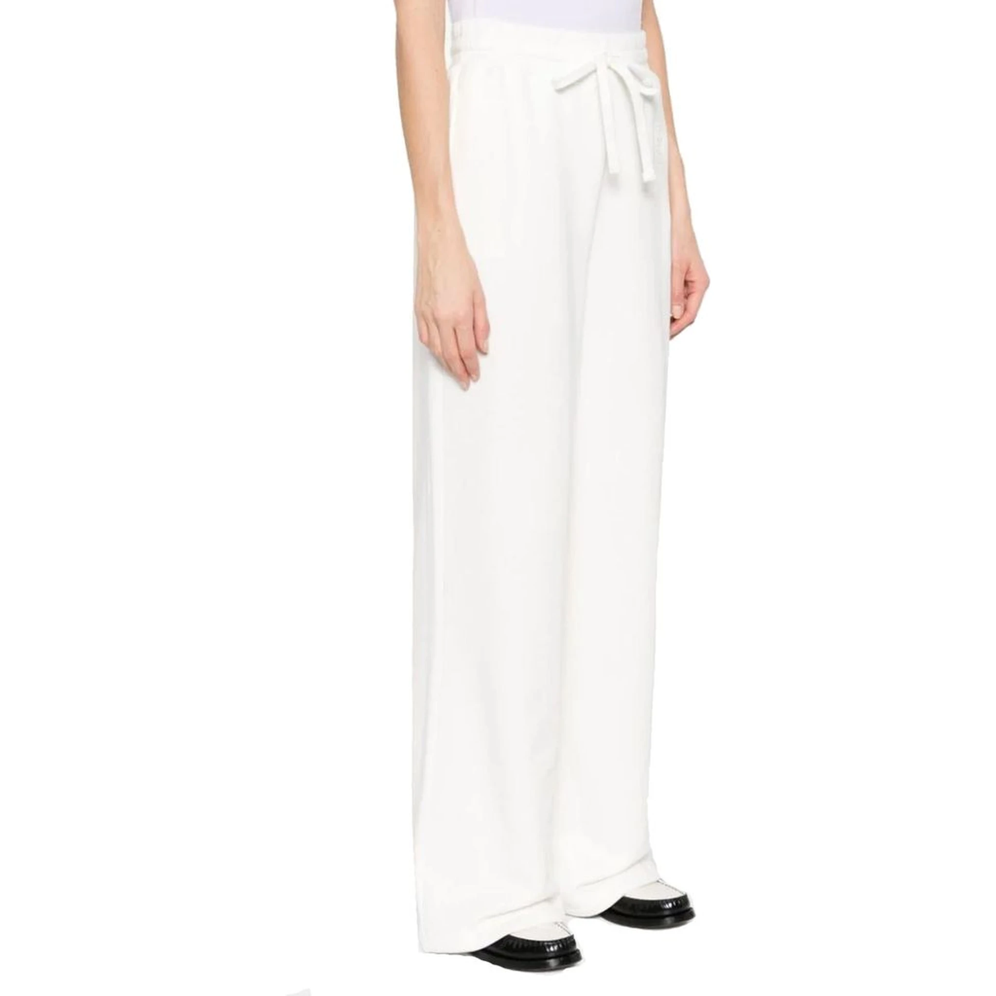 White Cotton Joggers (Workout Pants)