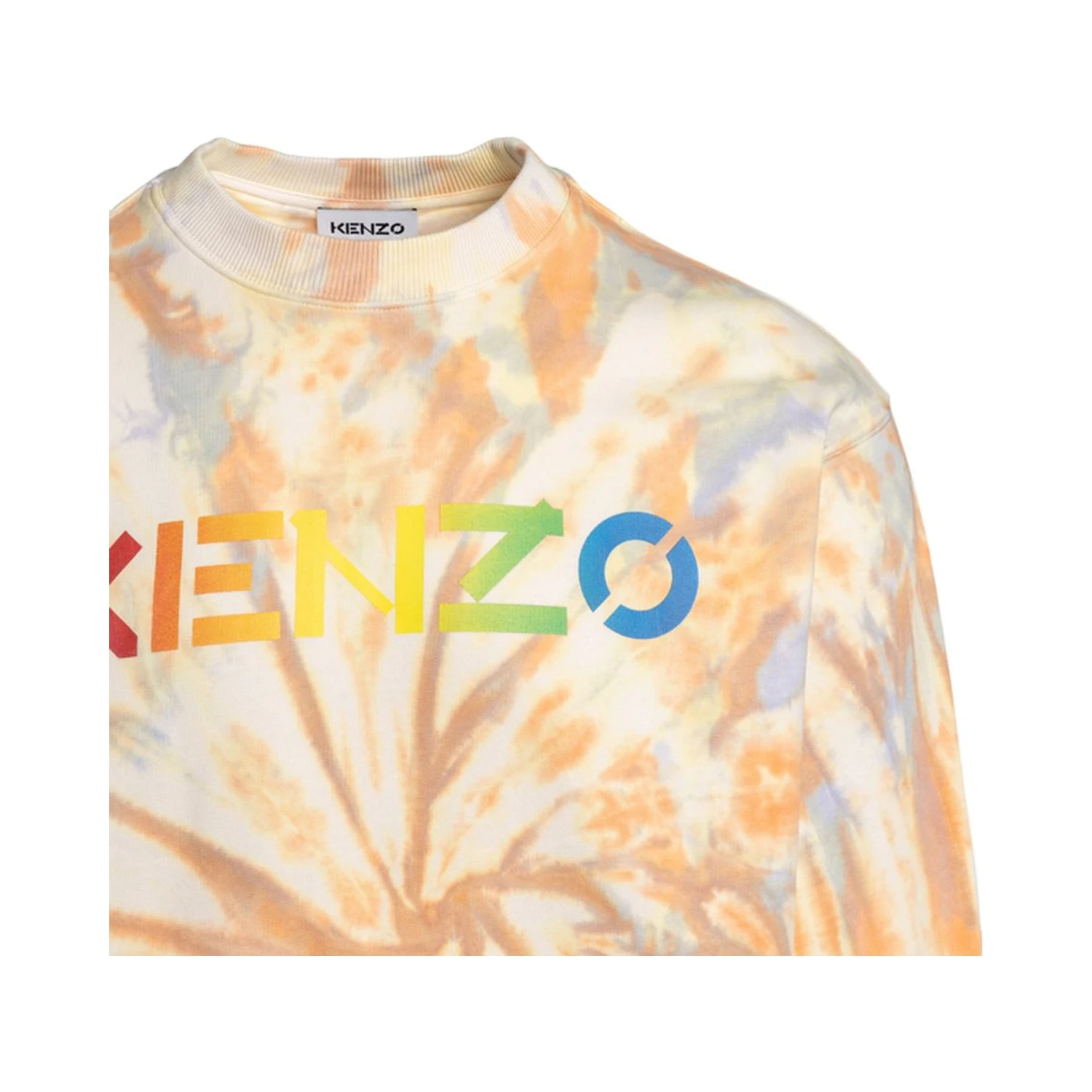 Orange Cotton Sweatshirt